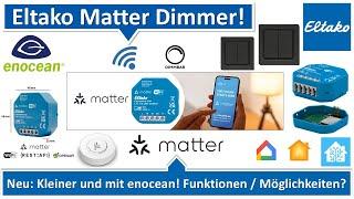 Neu: Eltako Matter Dimmer (B:64) mit Enocean, so klein und gut! [EUD64NPN-IPM]