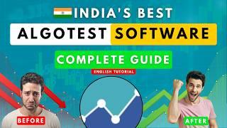 How to use @AlgoTest ?  India's Best Algo Trading Software ! Algotest Guide and Tutorial