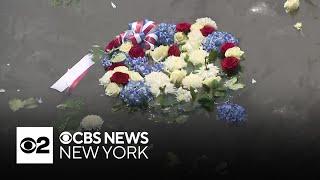 Memorial Day wreath-laying ceremony held at Intrepid Museum