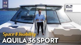 [ENG] AQUILA 36 SPORTS - Power Catamaran Review - The Boat Show