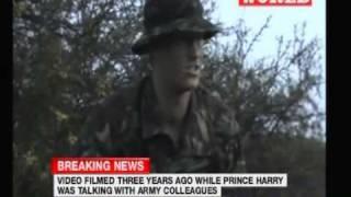 Prince Harry makes racist comments (Video Footage) HQ