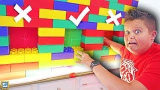 Don't Choose THE WRONG GIANT LEGO MYSTERY HOLE in the wall!