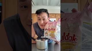 Creamy Carbonara fire noodles 