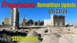 Tropicana Las Vegas Demolition Update 09 23 2024