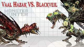 Vaal Hazak vs Blackveil Vaal Hazak | ZOMBIE DRAGON Animation Showcase 