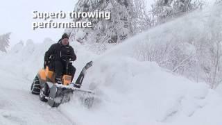 Stiga Park with 2-stage snow thrower