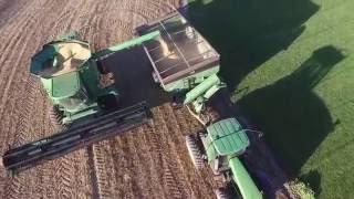 DJI Phantom 3 Advanced 0280 Soybean Harvest 2016-Part 2 Unloading