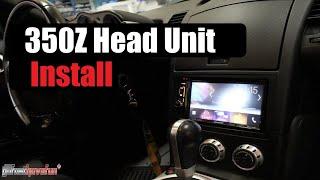 Nissan 350Z Head Unit Installation/ Stereo Removal | AnthonyJ350