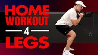 The Best HOME LEG WORKOUT For Men Over 40 (4 BEST EXERCISES!)