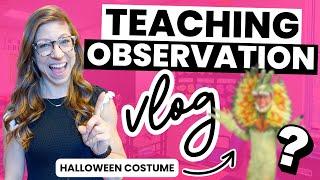 Getting Observed & Trunk or Treat! | Falling in Love With Teaching Again VLOG 44