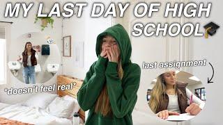 MY LAST DAY OF HIGH SCHOOL *grwm & vlog*