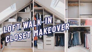 My Walk-in Closet Reveal | Tour & Tips | Small Space Design | Loft Conversion | Wardrobe Makeover