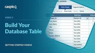 Build Your Database Table