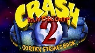 Crash Bandicoot 2 - Complete 100% Walkthrough - All Gems, All Boxes, All Crystals