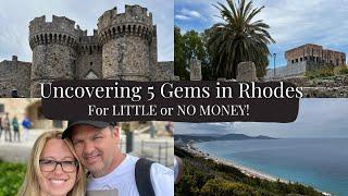 5 Things to do in Rhodes for Little or NO cost!