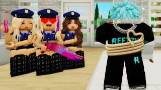 Brookhaven, But I get RAIDED by 3 CREEPY GIRL COPS..