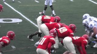 Ryan McNamee Football tackle vs Champlain