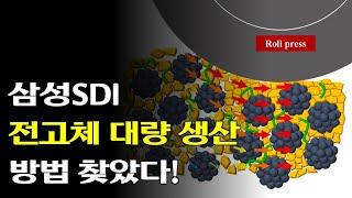 삼성SDI 전고체 대량 생산 방법 찾았다!