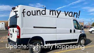 Van update: I finally found my new home!!