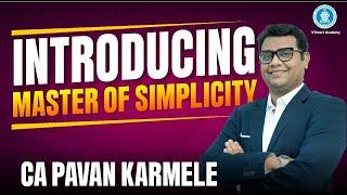  Introducing CA Pavan Karmele Sir in Team Vsmart | The Master of Simplicity