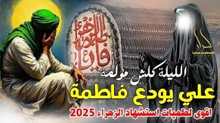 جديد اقوى لطمية حزينة استشهاد الزهراء 2025 الليله كلش مؤلمه " علي يودع فاطمة " مهند حليبد الحسيناوي