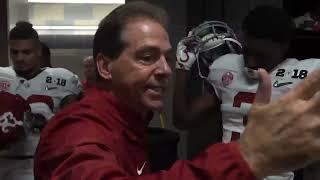 "This SH*T is Personal!" Coach Saban Amazing Pregame Speech (2018 National Championship)