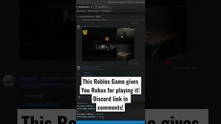 This NEW Roblox Game gives you Robux for playing it! #roblox #freerobux #robuxgiveaway