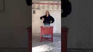 This cabinet makeover did NOT go to plan!  #furnituremakeover #furnitureflip