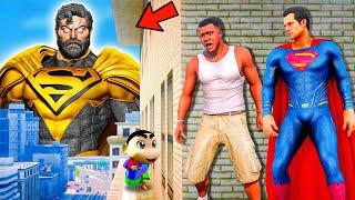 Franklin and Shinchan & Pinchan play HIDE AND KILL with Squid Game Doll In GTA 5