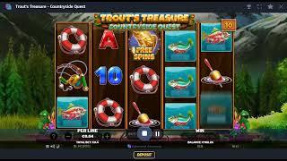 Trout's Treasure   Countryside Quest - Spinomenal - Review (Dama N.V. Casinos)