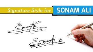  Sonam Ali signature style | First Kalakar