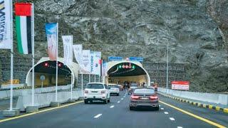 A Mountain Drive From Khorfakkan To Dubai  Amazing Tunnels  Through The Hajar Mountains 