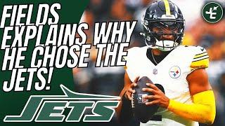 Justin Fields Explains Why He Chose The New York Jets!