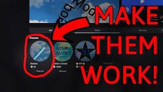 HOW TO MAKE WORKING GAMEPASSES (Roblox Studio)