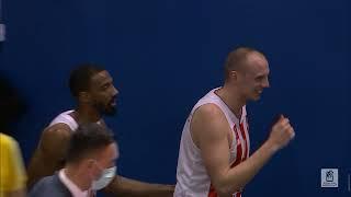 Davidovac beats the halftime clock with a stunning 3 (Mega Mozzart - Crvena zvezda mts, 7.2.2022)