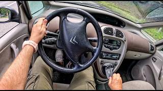 2008 Citroen Xsara Picasso [1.8 I 16V 116 hp]  |0-100| POV Test Drive #2128 Joe Black