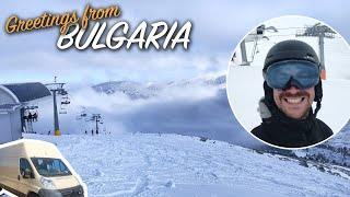 Winter Van Life: Skiing in Bansko | Monasteries & Hot Springs | Bulgaria travel vlog