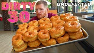 UNDEFEATED DIRTY 30 CHALLENGE AT GLAZED DONUT EATERY