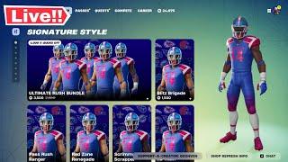 Fortnite NFL SKINS *NEW* ITEM SHOP TODAY January 8! (Chapter 6 Shorts LIVE)