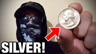 I Just Found My FIRST Pre-1965 90% Silver Quarter! *constitutional coin hunting*