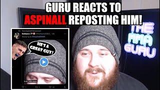 MMA Guru reacts to Tom Aspinall REPOSTING him!