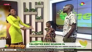 Our #TV3TalentedKidz S14 winner, Abigail Adjiri dances with Berla Mundi