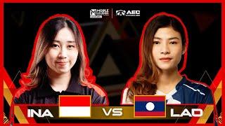 MLBB WOMEN | Indonesia vs Laos - GROUP STAGE | IESF ASIA REGIONAL QUALIFIERS 2024 | DAY 2