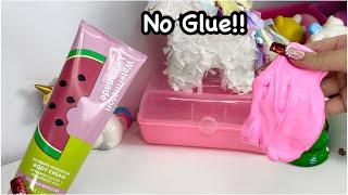 Lotion Slime!? 🫧 How To Make No Glue LOTION Slime!!