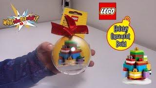 LEGO Gifts Holiday Ornament Build Christmas LEGO Build Whatchamavlogit