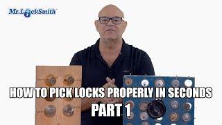 How To Pick Locks Properly In Seconds Part 1 | Mr. Locksmith™