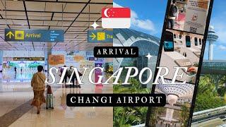 Changi Airport Arrival, Immigration, Automated Lane - Enter Singapore