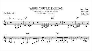 Ian Boyter - When You're Smiling (clarinet transcription)