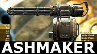 Fallout 4 - How To Get ASHMAKER Minigun Rare Weapon - "The Big Dig" Quest