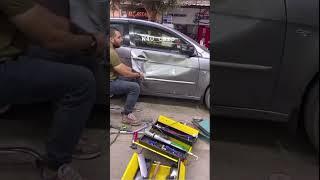 dented car door #car #mechanic